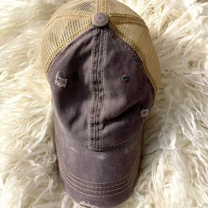 CC grey baseball hat